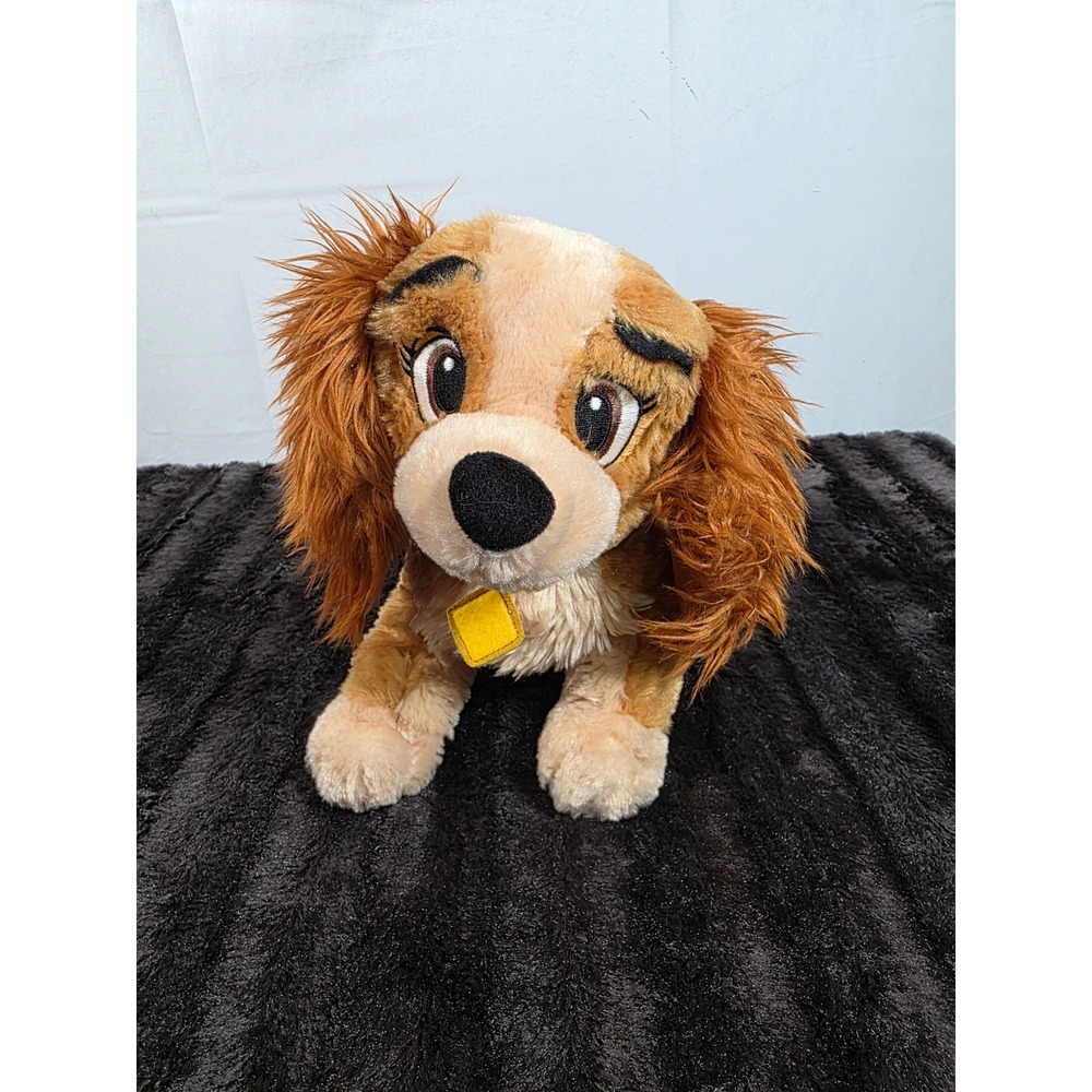 Disney Store Lady and the Tramp Lady Plush Stuffed Animal 11 inch Dog Toy